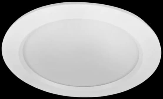 Foco embutido PVC blanco Ø18 cm LED 18W - STFO0007