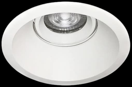 Foco embutido retraído basculante aluminio blanco Ø 105 cm GU10 - CEFO0015