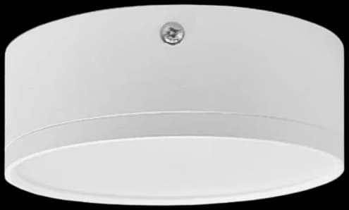 Foco metal blanco sobrepuesto Ø 12x4,8 cm LED 12W IP44 - MUFO0114