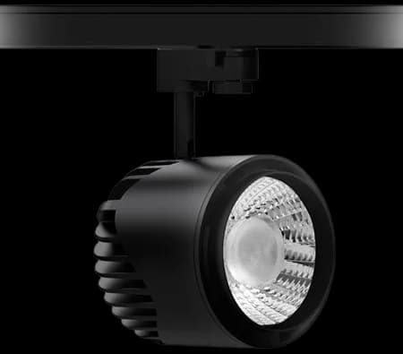 Foco para riel negro LED 30W - EVFO0047
