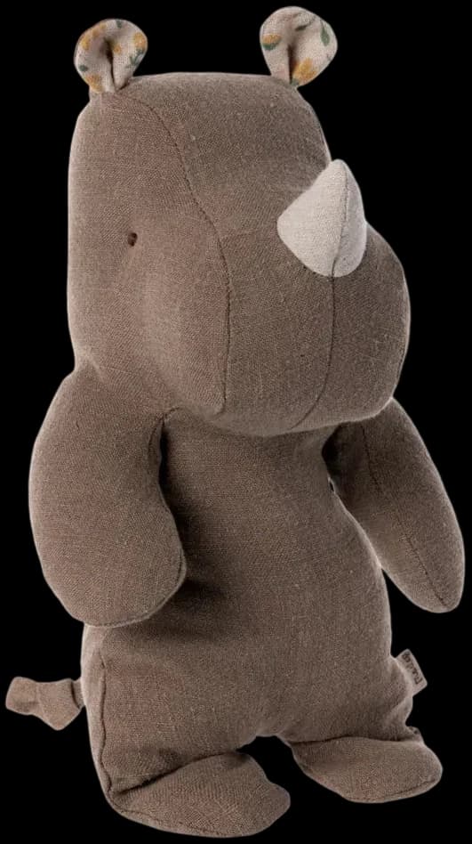 Peluche Safari Friends - Small rhino Chocolate