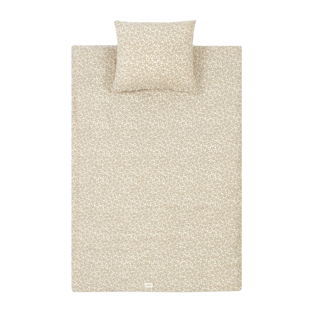 Funda nórdica Cuna BB Wabi-Sabi (Doble gasa algodón lavado) - Light Green Yumiko