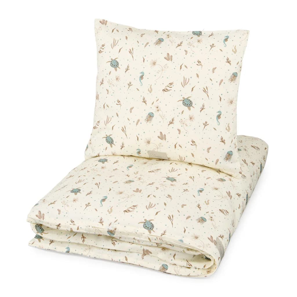 Funda de plumón moisés GOTS - Sea Garden