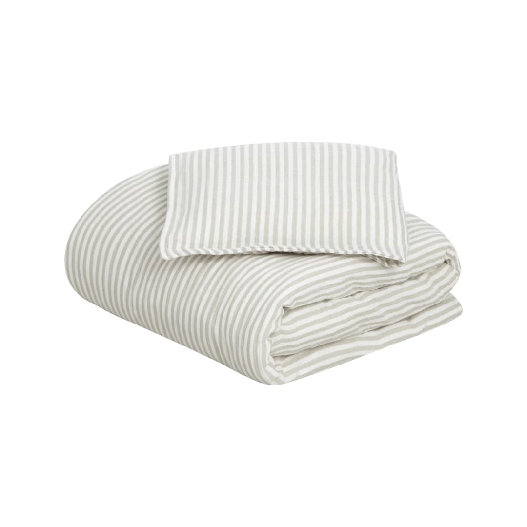 Funda de plumón muselina moisés - Stripe Anjou