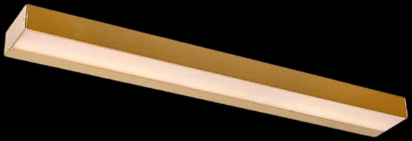 Apliqué metal acrílico oro mate 60x8 cm LED 8W - LUAP0119