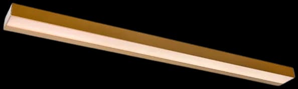 Apliqué metal acrílico oro mate 90x8 cm LED 13W - LUAP0118