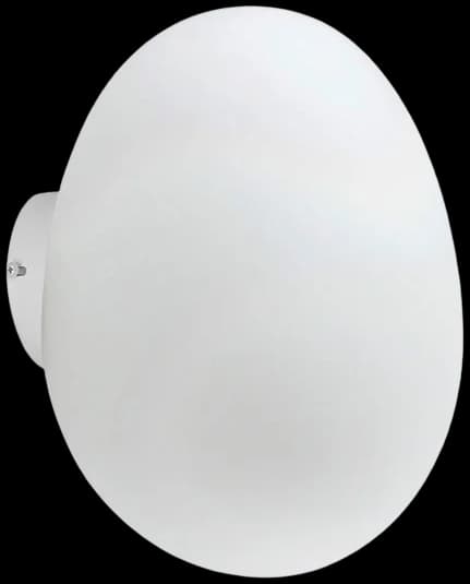 Apliqué metal blanco vidrio empavonado de 24x22x33 cm LED 5W - ONAP0046