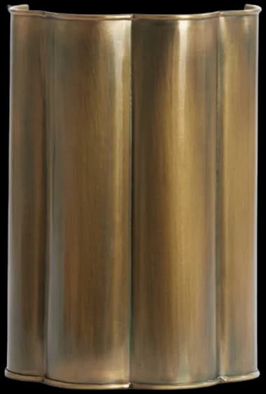 Apliqué metal bronce envejecido 21x11,5x30,5 cm E27 - LLAP0087