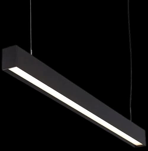 Colgante negro 36w 3000k 120cm 220v - CELC0004