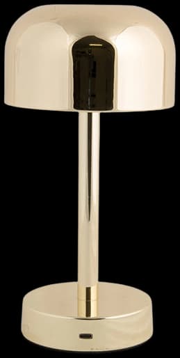 Lámpara sobremesa metal dorado 24,5 cm E27 - PGLS0061