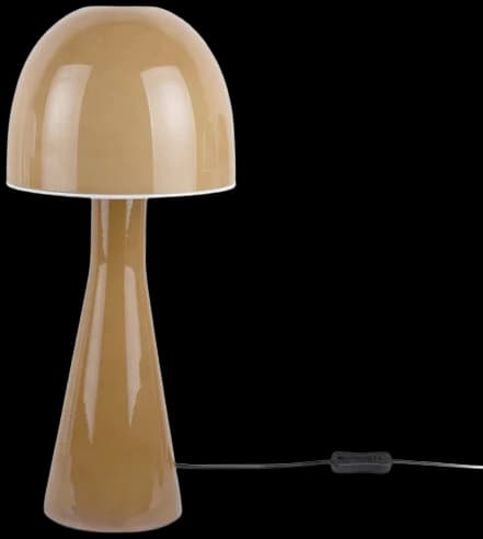 Lámpara sobremesa vidrio ocre Ø20x45 cm E27 - PGLS0065