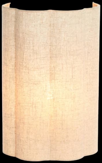 Lámpara de pared textil lino natural 26x15x40 cm E27- LLAP0099