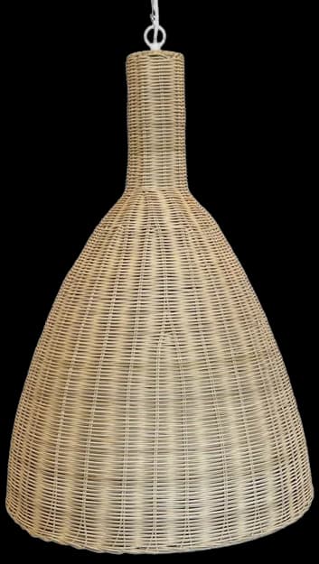 Lámpara de colgar ratán natural Ø60x89 cm E27 - LGLC0155