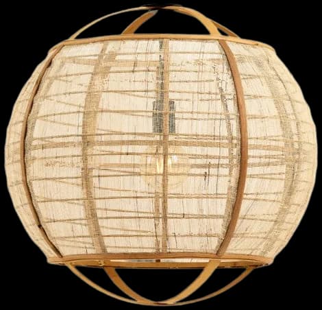 Lámpara colgante ratán natural Ø50 cm E27 - LLLC0464