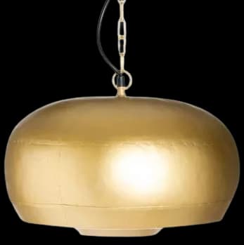 Lámpara colgante hierro color oro Ø 30cm E27 - IXLC0048