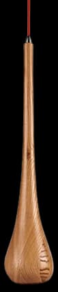 Lámpara colgante madera Ø 13 cm E27 - BILC0016