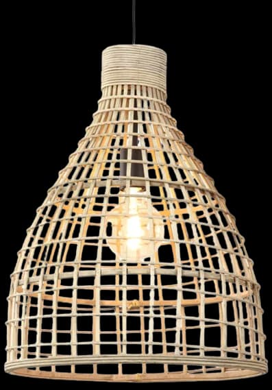 Lámpara colgante ratán natural Ø40 cm E27 - LLLC0236