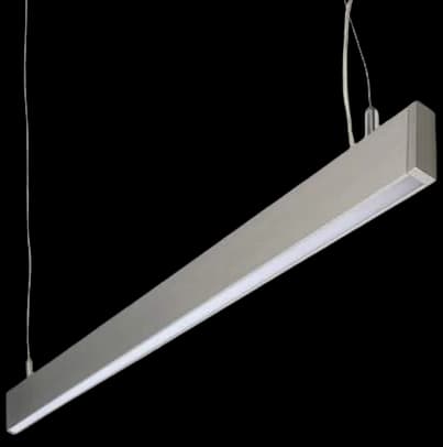 Lámpara colgante aluminio difusor policarbonato 1,20 cm LED 34W - SNLC0018