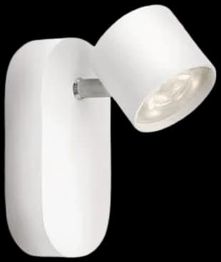 Foco sobrepuesto muro o techo aluminio blanco LED 4W - PHFO0044