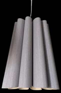 Lámpara colgante madera gris Ø 39 cm E27 - A pedido - WPLC0032