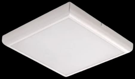 Plafón cuadrado blanco con control de temperatura 22,5x22,5 cm 18W LED - VKPL0003
