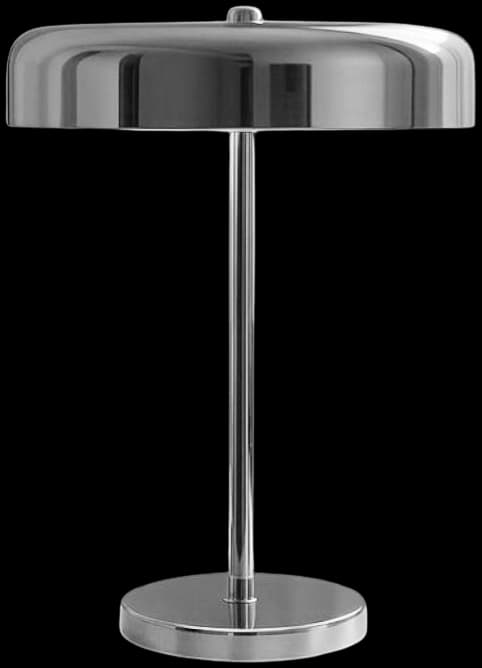 Lámpara de mesa metal cromo Ø30x40 cm 2 luces E14 - OPLS0036