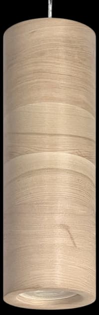 Lámpara colgante madera natural 25CM 7W LED - RBLC0015