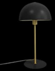 Lámpara sobremesa metal negro bronce Ø20x40 cm E14 - PGLS0003