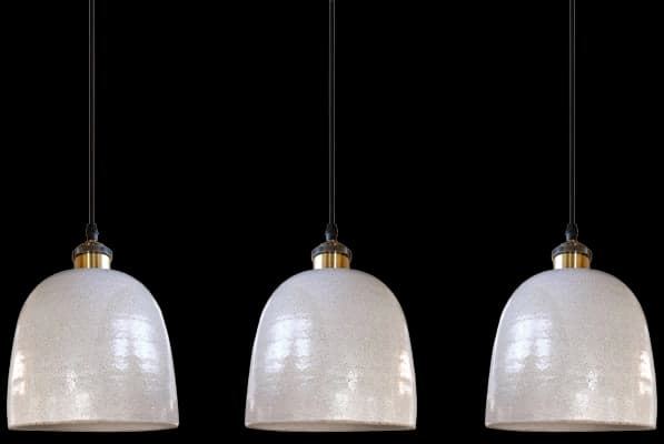 Lámpara colgante cerámica gres 3 luces E27 - A pedido