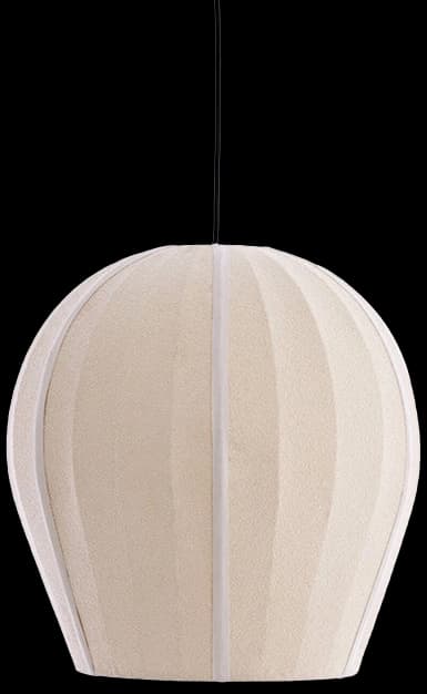 Lámpara colgante Ø44x42 cm bouclé arena - LLLC0585