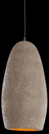 Lámpara colgante papel maché Ø24x48 cm E27 - LLLC0571