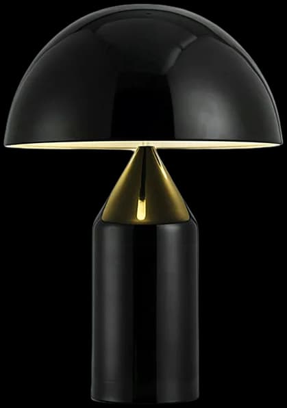 Lámpara sobremesa metal negro 35x52cm 2 luces E27 - RILS0044