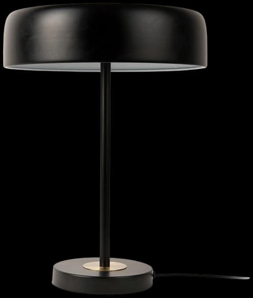 Lámpara sobremesa metal negro Ø30x40 cm 2 luces E14 - PGLS0039