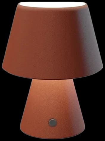 Lámpara sobremesa terracota recargable 24.5x19cm LED 3,5W - RXLS0002