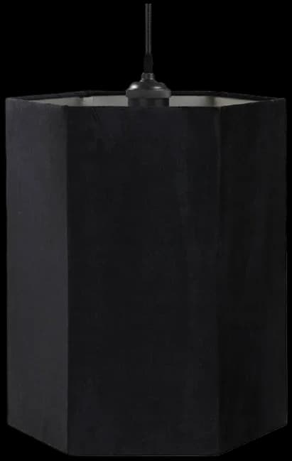 Lámpara colgante black hexagon