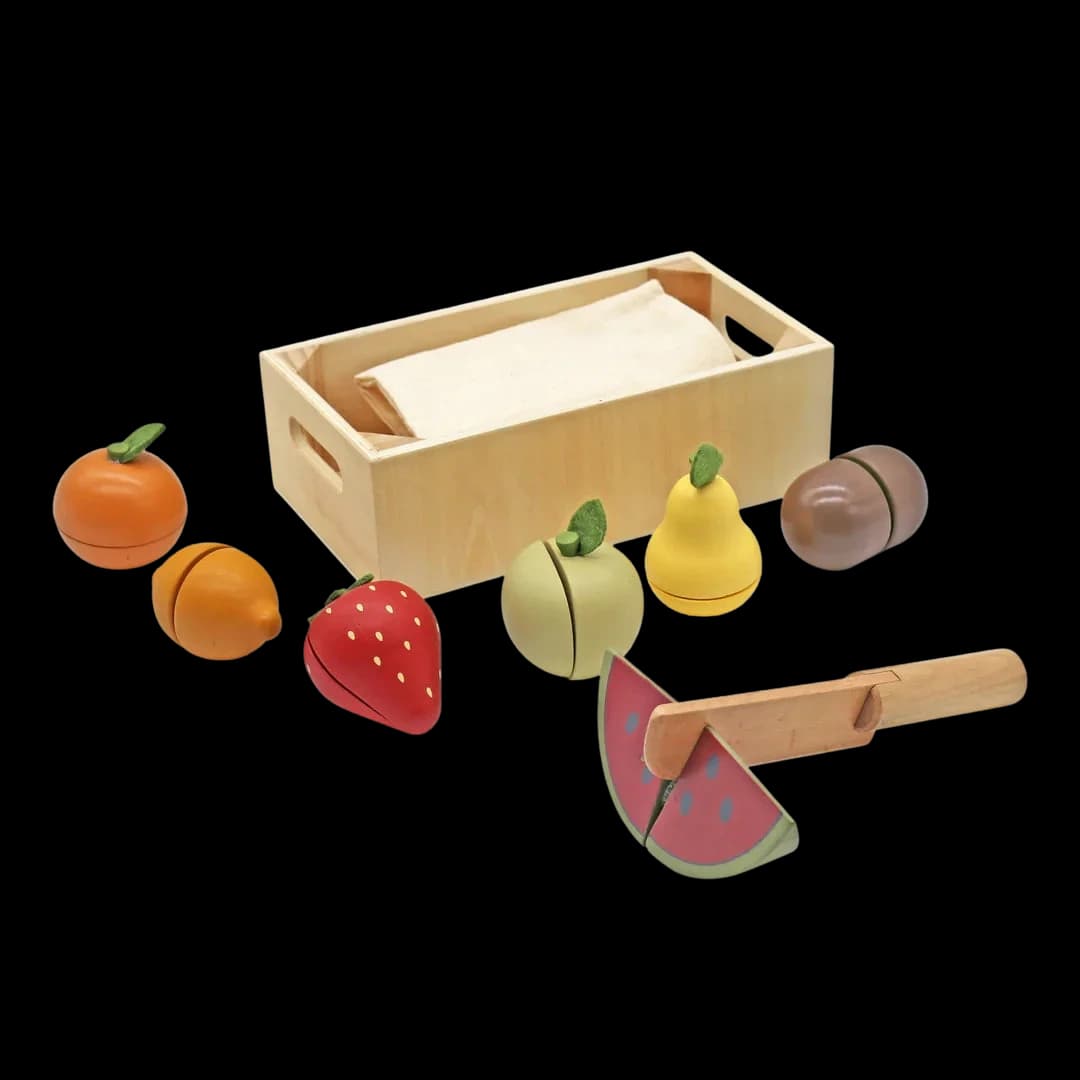 Set de frutas magnéticas una caja