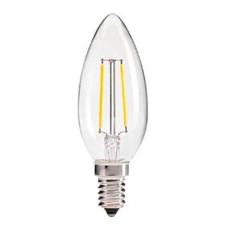 Ampolleta filamento vela luz cálida E14 - LUAM0003