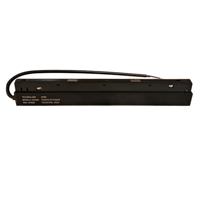 Driver negro para riel magnético 200 W 48V - ARTR0006