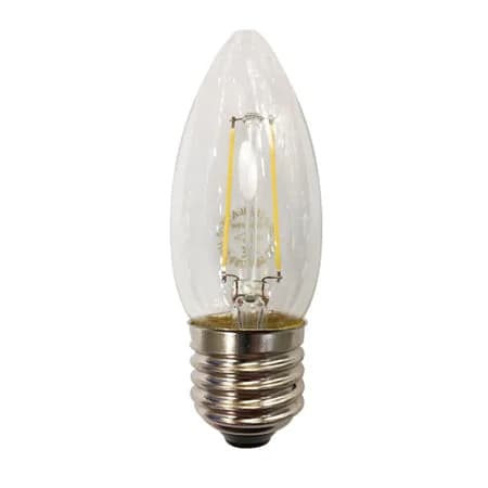 Ampolleta Vela C35 filamento led Ø35x10 cm E27 6W Dim 3000K - TOAM0048