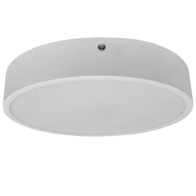 Plafón metal blanco Ø22,5x 4 cm 30W 3000K LED - STPL0003