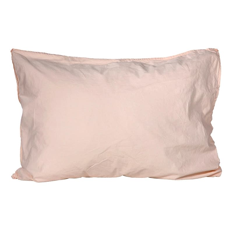 Funda Almohada Algodón Percal Bright Pink