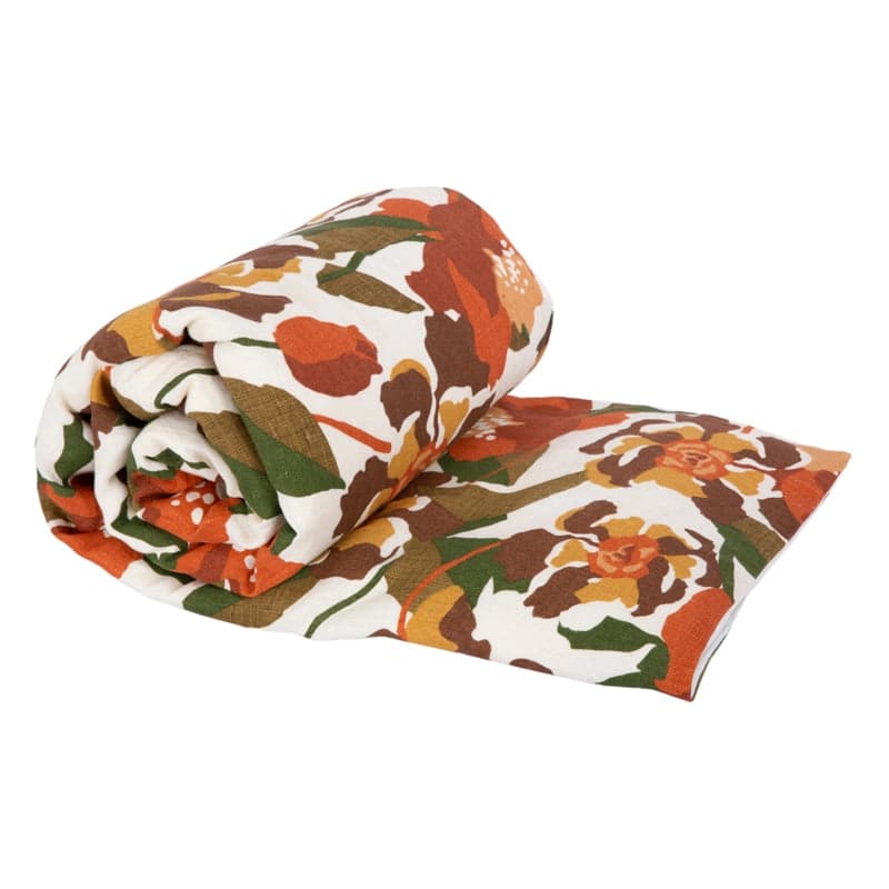 Funda Piecera Lino Ibiza Terre Brulee 85x200 cm