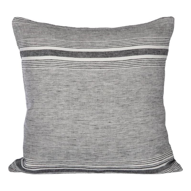 Funda Cojín Nantes Marfil/Negro 45x45 cm