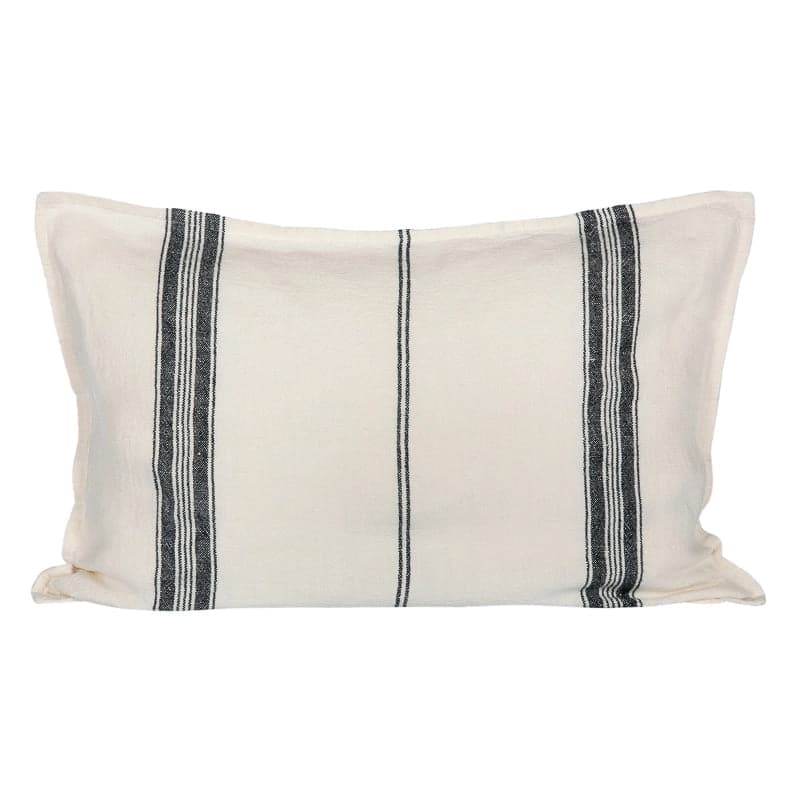 Funda Cojín Metz Marfil/Negro 40x60 cm