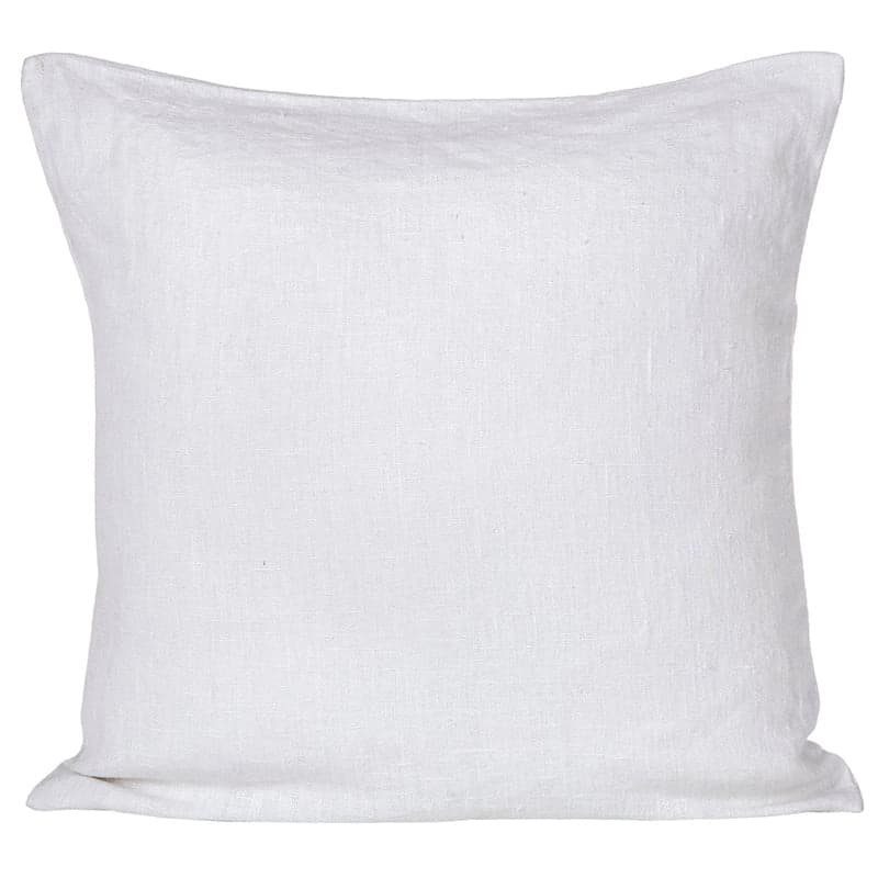 Funda Cojín Lino Porticcio Blanc 45x45 cm