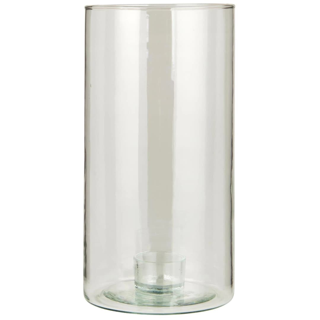 Portavela Vidrio para Vela Ø:3.8 cm H: 25 Ø: 13 cm