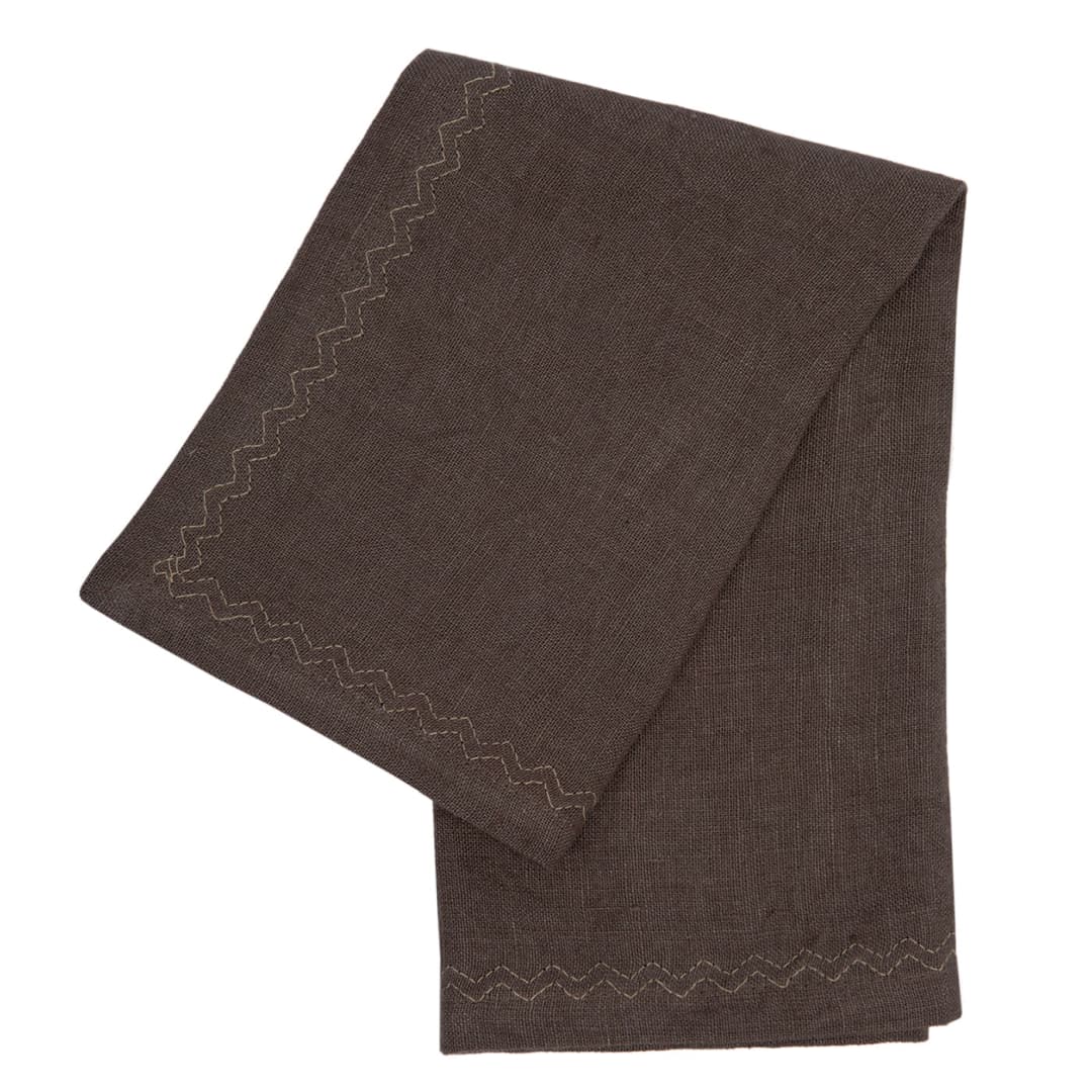 Set 6 Servilletas Lino Priya Steel 41x41 cm