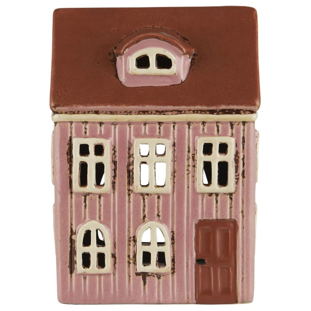 Casa para Velas Thorshavn Puerta Roja