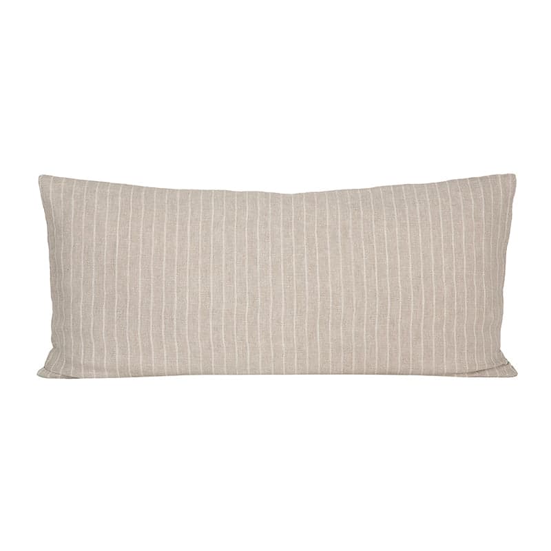 Funda Cojín Lino Angers Marfil Natural 55x110 cm