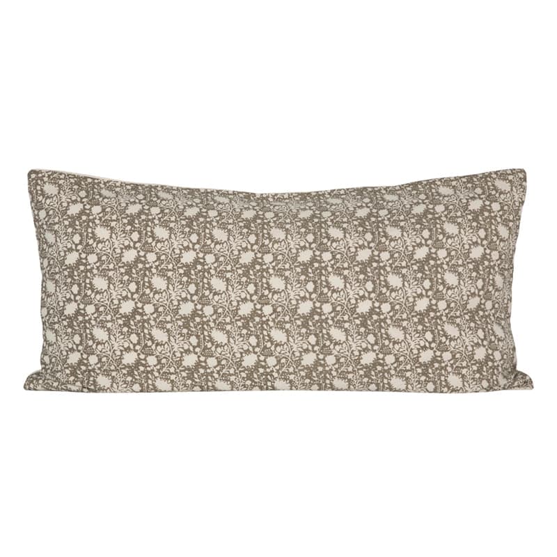 Funda Cojín Lino Nimes Marfil/Natural 55x110 cm - 55x110 cm